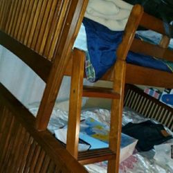 REAL WOOD BUNK BED