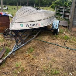Boat And Trailer