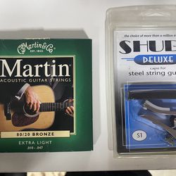 Martin Acoustic Guitar Strings And Capo