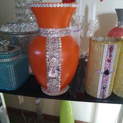 Burnt Orange Vase..georgous..one Of a Kind