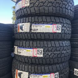 285/70R17 FALKEN WILDPEAK AT4W 116T INSTALLED AND BALANCED 