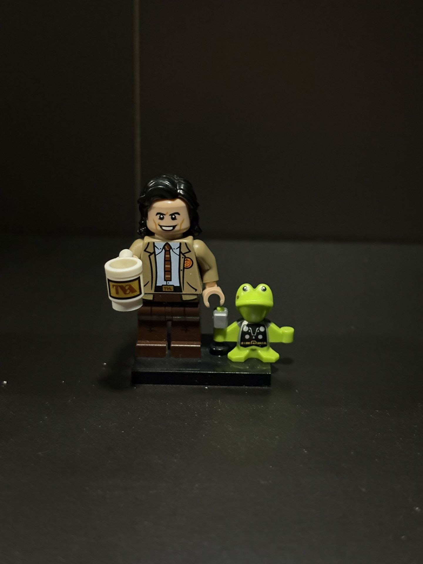 TVA Loki w/Throg Lego Mini Figure