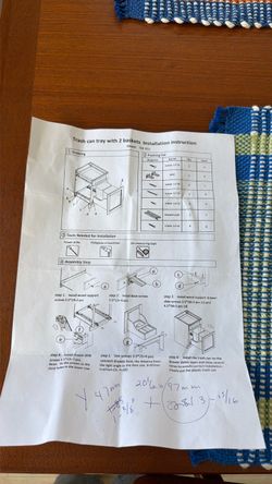 Cabinet trash can tray with 2 baskets