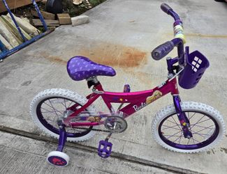Dyncraft Barbie Bicycle w/ Removable Training Wheels