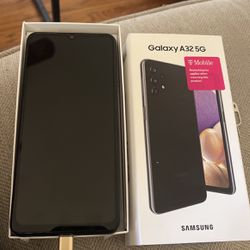 T-Mobile A32 Unlocked With Box, Original Cable And Charger