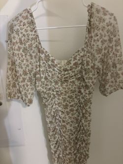 Flower Midi Dress