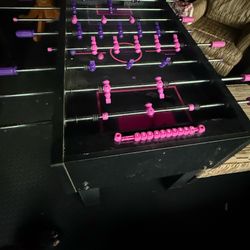 Foosball Pink and Purple 