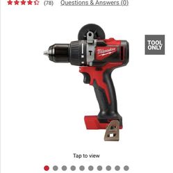 Milwaukee M18 18 V 1/2 in. Brushless Cordless Hammer Drill Tool Only