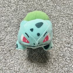 Vintage Pokémon Hasbro Plush - BULBASAUR 1998 Stuffed Plush Toy 