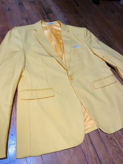 Mens Yellow Suit / Tuxedo Jacket