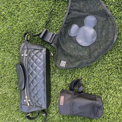 Stroller Caddy, Stroller Bag And Bottle Holder 