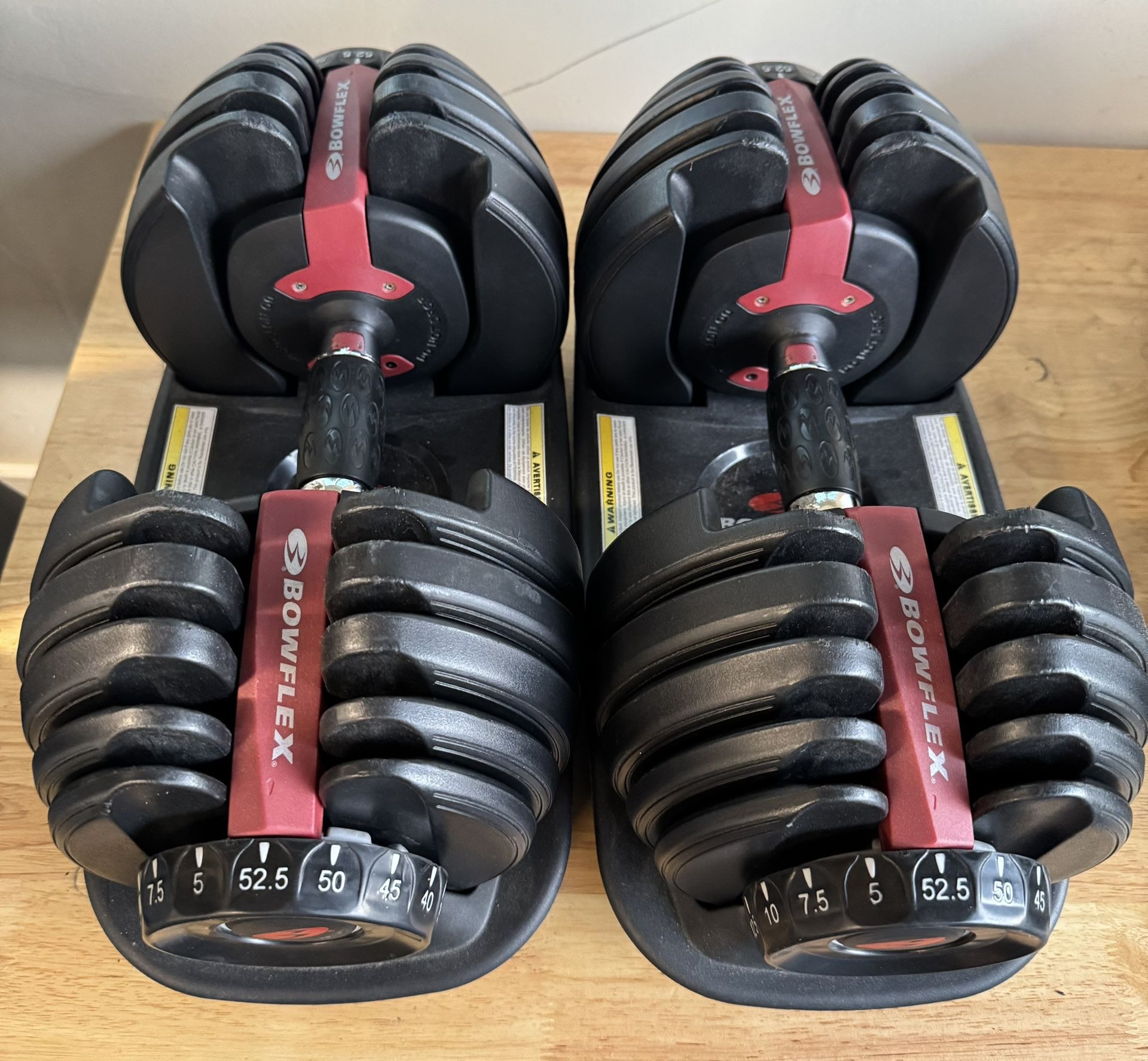 Bowflex SelectTech 552 Adjustable Dumbbells (Please read description)