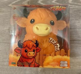 Highland Cow Plush Toy in Box