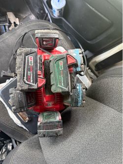 Milwaukee batteries and chargers