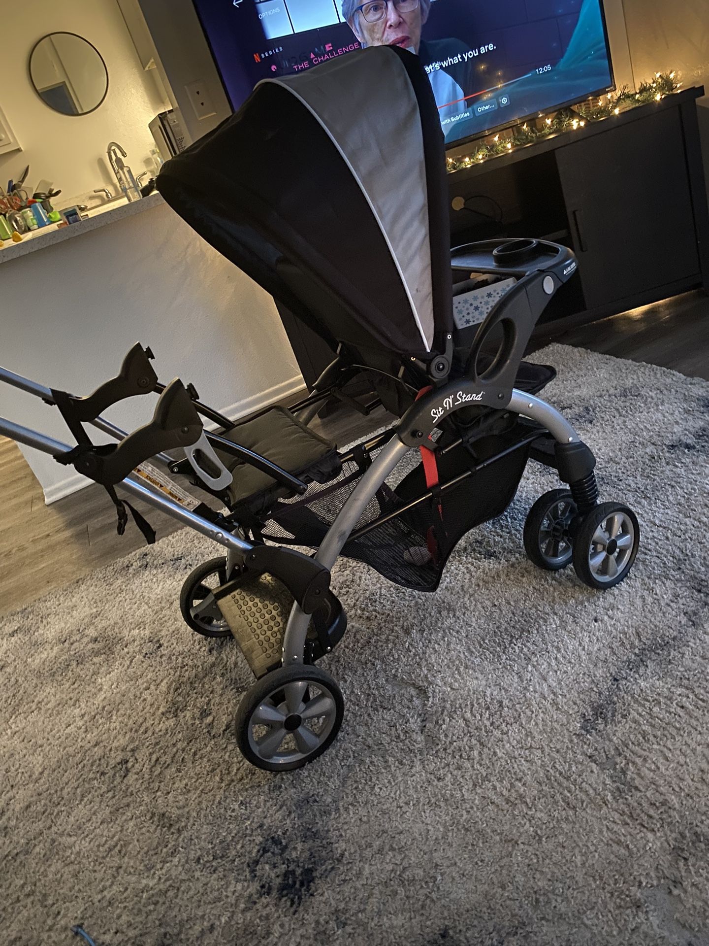 Double Seater Stroller 