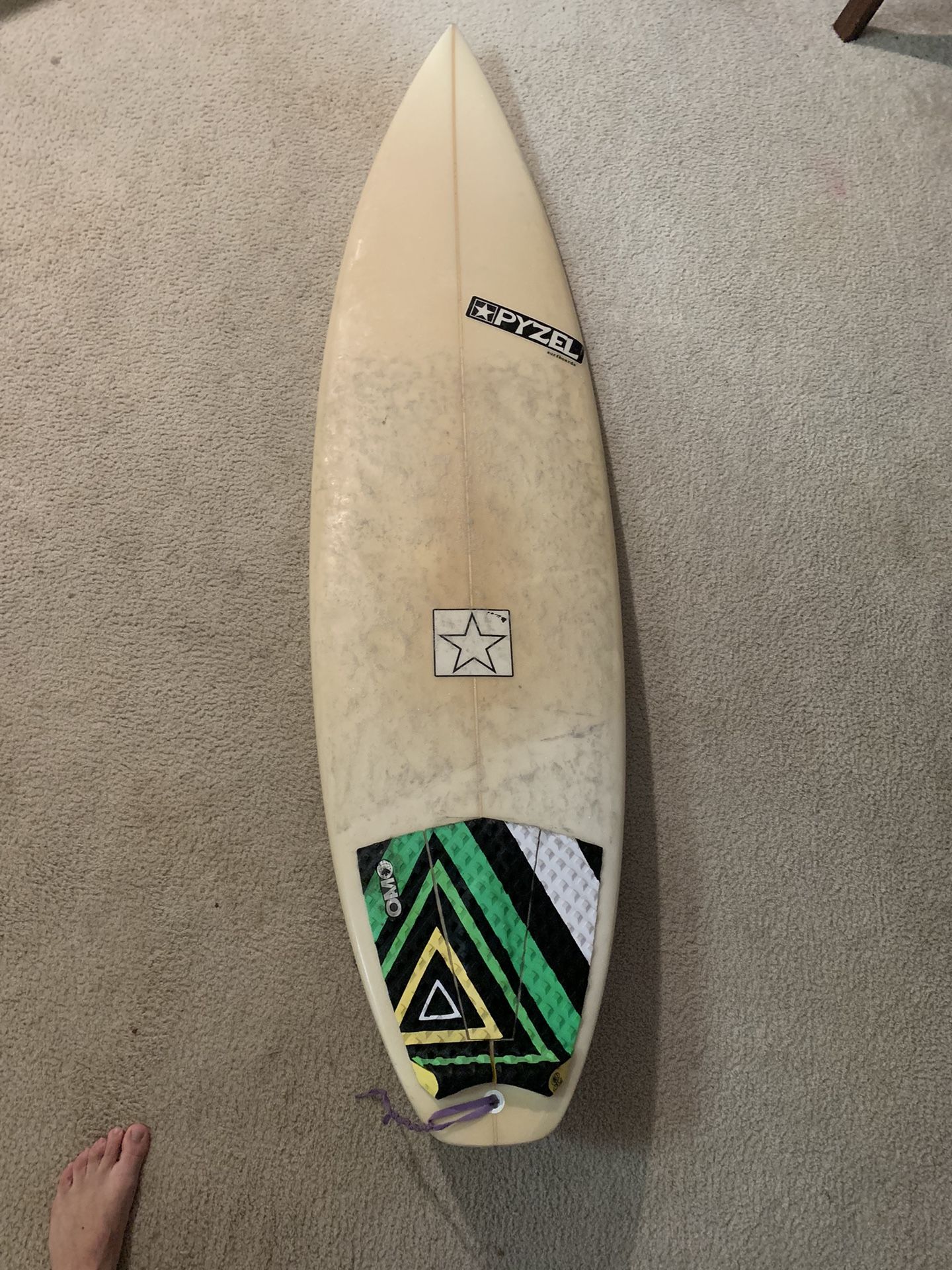 Pyzel 6’2 Shortboard Surfboard