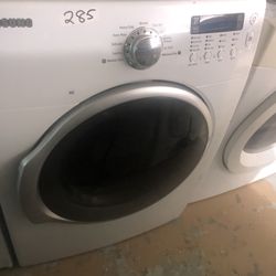 White Samsung Front load Dryer