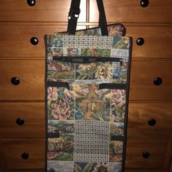 Foldable Tote With Wheels