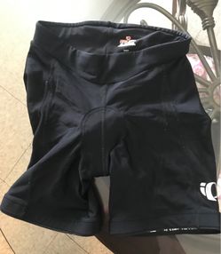 Womens black cycling padded shorts