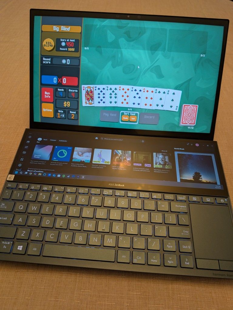 Dual Screen Laptop - ASUS Zenbook Duo 14 + Stylus