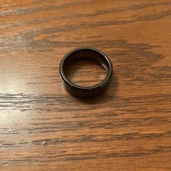 Triton Male Wedding Band - Black Tungsten Carbide