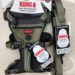 KONG Dog Harness and Leash Bundle-Small