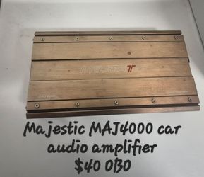 Majestic MAJ4000 car audio amplifier