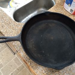 12-13” Cast Iron Fry Pan 