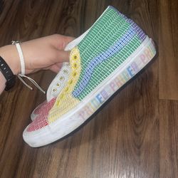Pride Themed Vans Shoes 