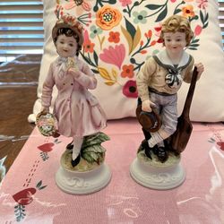 Rustic Porcelanas De Niños Set De 2