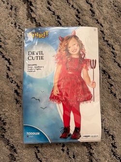 Girls devil costume