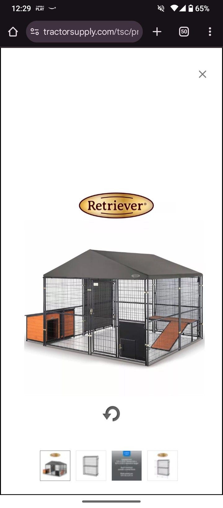 Retriever Dog Kennel