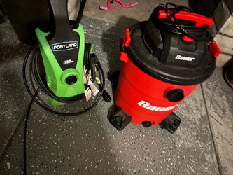 Vacuum and pressure washer