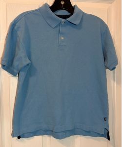 Gap Light Blue Pique Polo Shirt