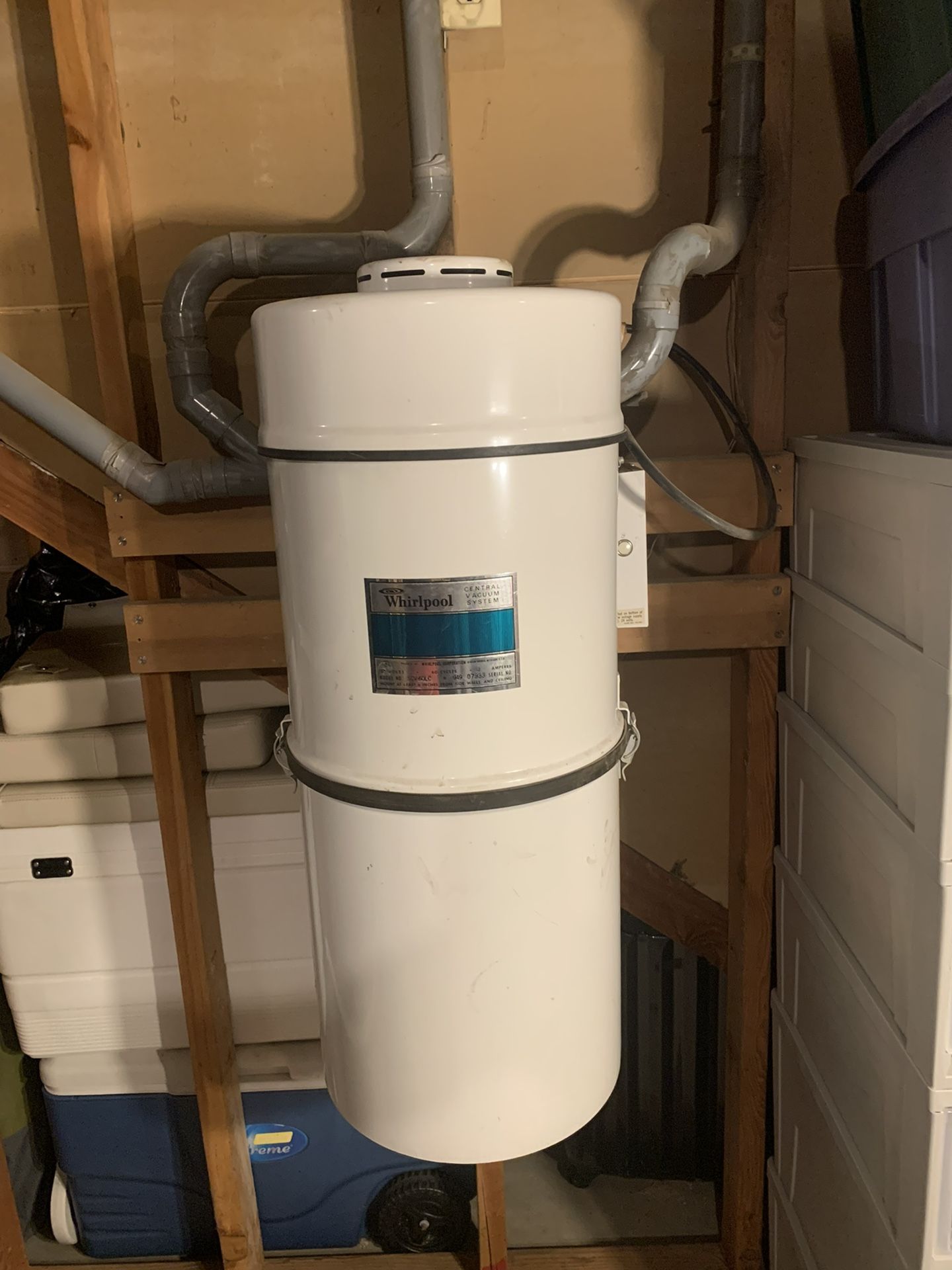 FREE- Vintage Central Vacuum