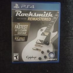 Rocksmith 2014 Edition Remastered (PlayStation 4, 2016) No Cable