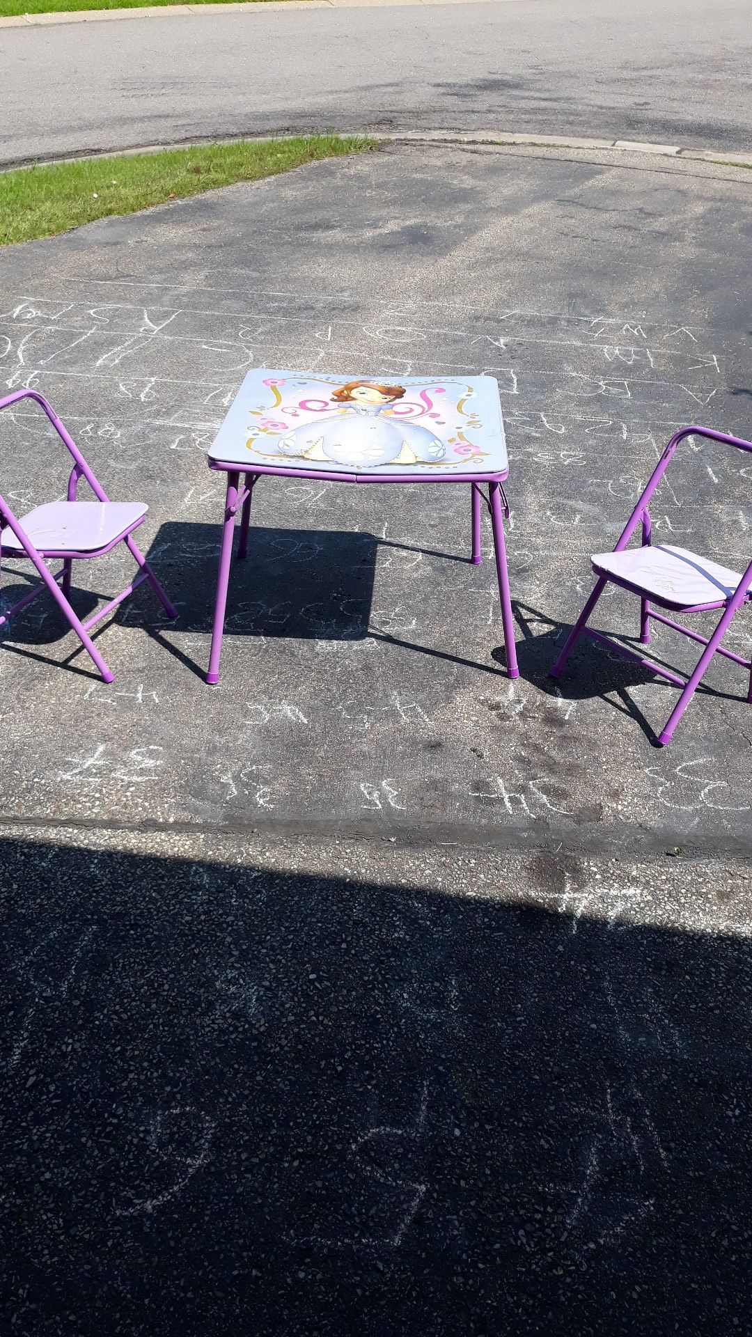 Kids table and 2 chairs