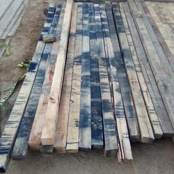 Three and a half by three by 9 ft lumber treated