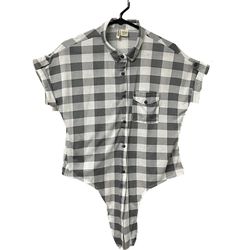 Passport Flannel Women’s Front-tie Short Sleeve Shirt