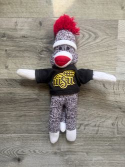 Wichita State WSU Shockers Sock Monkey Plush Toy Collectible