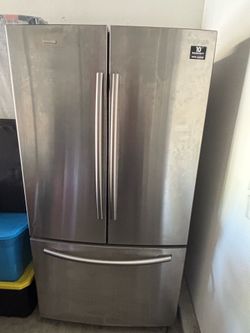 Gray Samsung Refrigerator