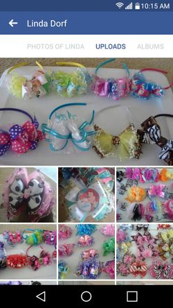 Handmade hair bows and headbands