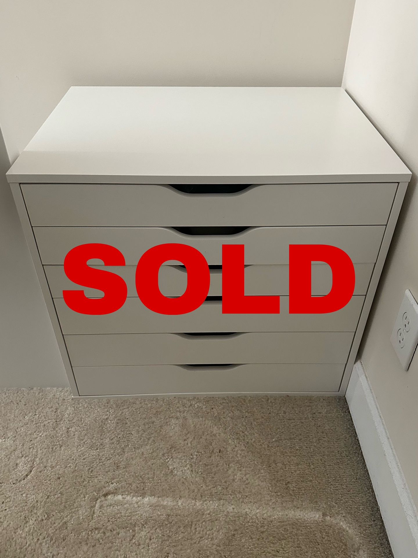 ✨ IKEA ALEX WHITE DRAWER UNIT