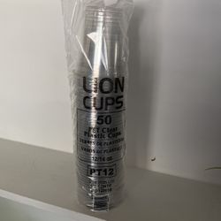 Plastic Cups 12 Onz  16 Packets 50 Cups