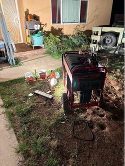GENERAC se10000 watt running generator 18hp Subaru Robin engine.