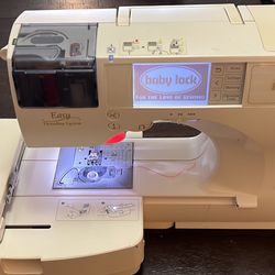 Baby Lock Embroidery and Sewing Machine*OFFERS*