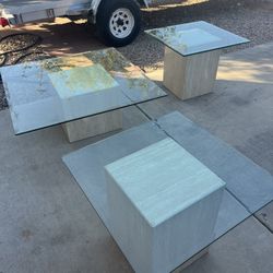 One Coffee Table With Two Side Tables