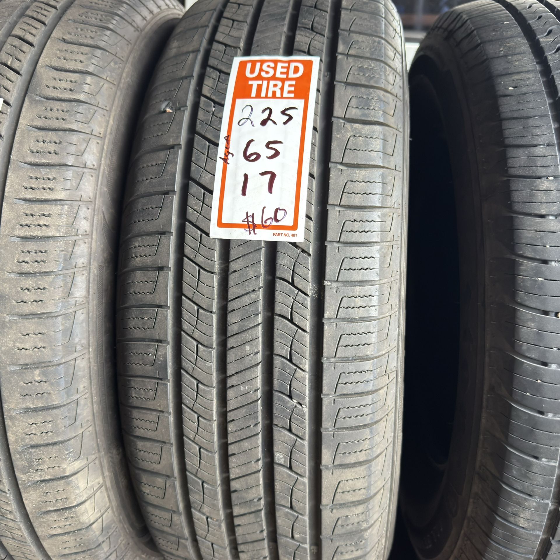 225/65/17 One Tire Used Like New