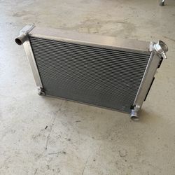 Aluminum Radiator Three Core Brand New. I Bought It For A 69 Camaro And Then Went In A Different Direction.
