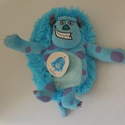 Disney Pixar Sulley Monsters Inc HideAway Pets Foldable 5" Stuffed Plush Toy 